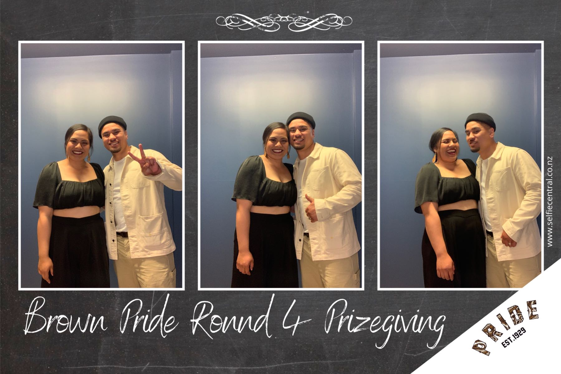 Brown Pride Round 4 Prize Giving | View more photos from the event at gallery.photobooth.co.nz/u/SelfieCentral/Brown-Pride-Round-4-Prize-Giving